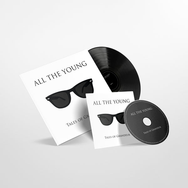 All The Young -  'Tales Of Grandeur' LP - Bundle - Black Vinyl & CD