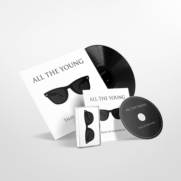 All The Young -  'Tales Of Grandeur' LP - Bundle - Black Vinyl, CD and Cassette